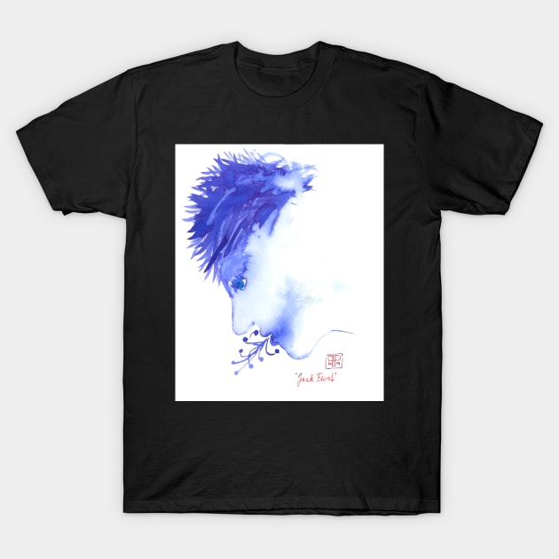 Jack Frost winter face T-Shirt by Pragonette